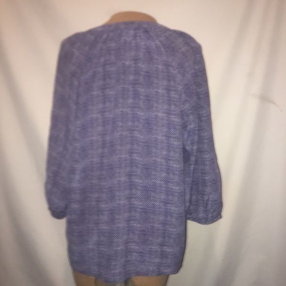 Joie 100% Silk Tunic Top 3/4 Sleeve Sz. Small - Picture 2 of 6